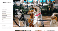 Desktop Screenshot of caninecrews.com